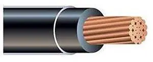 2 AWG 19-Stranded THHN Black Copper Building Wire (50ft Cut) 2 AWG 19-Stranded THHN Black Copper Building Wire (50ft Cut)