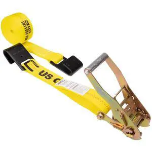 2 Inch Wide X 12 Foot Long Flat Hook Ratchet Strap, Yellow Dependable Strap for Securement, 3,333 Pound Working Load Limit, 10 Pack 2 Inch Wide X 12 Foot Long Flat Hook Ratchet Strap, Yellow Dependable Strap for Securement, 3,333 Pound Working Load Limit, 10 Pack