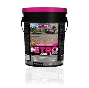 Nitro Joint Sand Ideal for Residential and Commercial Pedestrian Applications with Porcelain Tile System, Natural Stone, Wetcast Stone and Concrete Pavers (40 lb, Silver, 1) Nitro Joint Sand Ideal for Residential and Commercial Pedestrian Applications with Porcelain Tile System, Natural Stone, Wetcast Stone and Concrete Pavers (40 lb, Silver, 1)