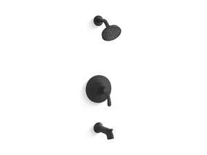 TS27391-4G-BL Simplice Rite-Temp Bath and Shower Trim Set with Single-Function Showerhead 1.75 GPM, Diverter Bath Spout, Wall-Mount Shower Head and Bath Faucet, Matte Black TS27391-4G-BL Simplice Rite-Temp Bath and Shower Trim Set with Single-Function Showerhead 1.75 GPM, Diverter Bath Spout, Wall-Mount Shower Head and Bath Faucet, Matte Black