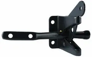 Single Sided Wood Fence Gate Latch - Black - Marine Grade Powder Coated for Long Lasting Looks and Rust Resistance - CASE Qty 50 Single Sided Wood Fence Gate Latch - Black - Marine Grade Powder Coated for Long Lasting Looks and Rust Resistance - CASE Qty 50