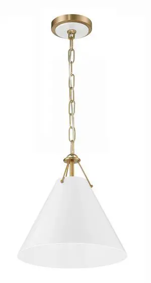 Xavier 12'' Vibrant Gold Pendant Xavier 12'' Vibrant Gold Pendant