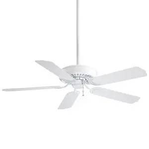 F571-WH Sundance 52" 5-Blade Ceiling Fan in White Finish with White All Weather Blades F571-WH Sundance 52" 5-Blade Ceiling Fan in White Finish with White All Weather Blades
