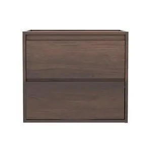 24 Inch Floating Bathroom Vanity Cabinet Only, Wall Mounted Wood Cabinet with 2 Divided Storage Drawers, Space-Saving Design for Small Bathroom, Rich Walnut Lacquer Finish, Easy Assembly 24 Inch Floating Bathroom Vanity Cabinet Only, Wall Mounted Wood Cabinet with 2 Divided Storage Drawers, Space-Saving Design for Small Bathroom, Rich Walnut Lacquer Finish, Easy Assembly