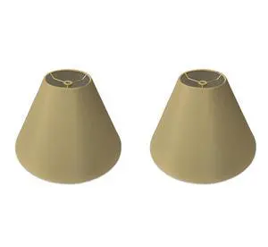 Coolie Empire Hardback Lamp Shade, HB607-18AGL-2, Antique Gold, 6 x 18 x 11.5, 2 Pack Coolie Empire Hardback Lamp Shade, HB607-18AGL-2, Antique Gold, 6 x 18 x 11.5, 2 Pack