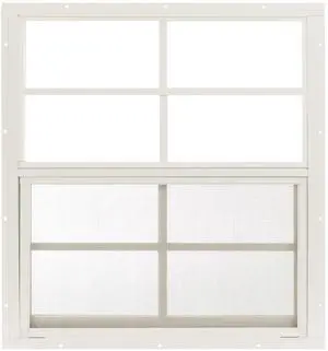 24x27 Shed Windows, Flush Mount Sliding Windows with Tempered Glass & Screens, White, 2-Pack 24x27 Shed Windows, Flush Mount Sliding Windows with Tempered Glass & Screens, White, 2-Pack