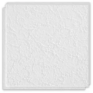 Ceiling Tiles; 1x1 Ceiling Tiles - 40 pc White; Acoustic Ceilings for Suspended Grid; Grenoble 258 Ceiling Tiles; 1x1 Ceiling Tiles - 40 pc White; Acoustic Ceilings for Suspended Grid; Grenoble 258