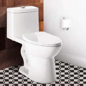 One Piece Toilets for Bathrooms, 17" Comfort Height Toilet with Soft Close Seat, Dual Flush 0.8/1.28 GPF, cUPC&WaterSense Certified, Easy to Clean & Install, ADA Height, 12" Rough-In One Piece Toilets for Bathrooms, 17" Comfort Height Toilet with Soft Close Seat, Dual Flush 0.8/1.28 GPF, cUPC&WaterSense Certified, Easy to Clean & Install, ADA Height, 12" Rough-In