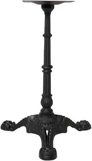 Cast Iron Table Base Pedestal, Semi-Gloss Black Powder Coated, 27.95in H, Ornate Tripod Clawfoot, Pre-Drilled Mount Plate, Heavy Duty Furniture Leg Stand, 200kg Load, DIY Premium Decorative Table Leg Cast Iron Table Base Pedestal, Semi-Gloss Black Powder Coated, 27.95in H, Ornate Tripod Clawfoot, Pre-Drilled Mount Plate, Heavy Duty Furniture Leg Stand, 200kg Load, DIY Premium Decorative Table Leg