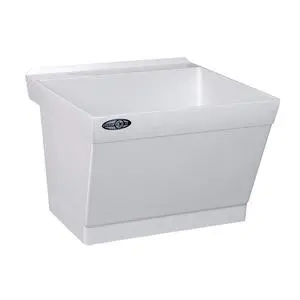 17W Utilatub Laundry Tub Wall Mount, 23.5-Inch x 23-Inch, White 17W Utilatub Laundry Tub Wall Mount, 23.5-Inch x 23-Inch, White