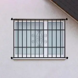 48-in x 36-in Black Magnum Heavy-Duty Window Bars Safety Guards for Childen, Outdoor Prevent Burglary Window Security Bars 48-in x 36-in Black Magnum Heavy-Duty Window Bars Safety Guards for Childen, Outdoor Prevent Burglary Window Security Bars