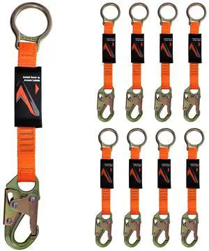 18 D-Ring Extender with Snap Hook for Fall Protection and Roofing, OSHA/ANSI Compliant (8) 18 D-Ring Extender with Snap Hook for Fall Protection and Roofing, OSHA/ANSI Compliant (8)