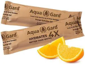 Aqua-Gard Emergency Water Gel - Survival Water Pouches for Disaster Relief | 200% More Effective Hydration | Emergency Water Pouches for Water Emergency Kit Supply for Extreme Conditions (25 Pack) Aqua-Gard Emergency Water Gel - Survival Water Pouches for Disaster Relief | 200% More Effective Hydration | Emergency Water Pouches for Water Emergency Kit Supply for Extreme Conditions (25 Pack)
