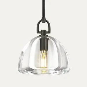 Botanist Crystal Dome Black Pendant Light,7" Crystal Modern Black Pendant Lights Kitchen Island, Hanging Crystals Dome Pendant, Farmhouse Kitchen Pendant Lighting Over Island,E12 Bulb Included Botanist Crystal Dome Black Pendant Light,7" Crystal Modern Black Pendant Lights Kitchen Island, Hanging Crystals Dome Pendant, Farmhouse Kitchen Pendant Lighting Over Island,E12 Bulb Included