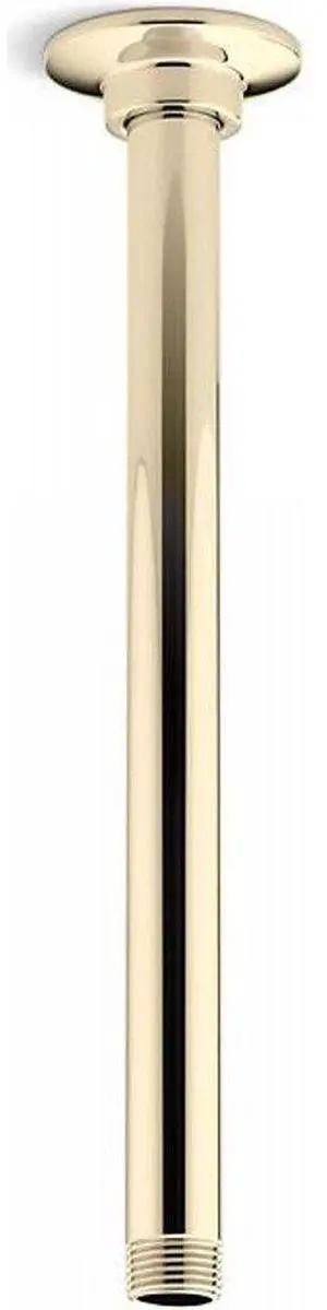 K-7392-AF 12" Straight Ceiling-Mount Shower Arm & Flange French Gold K-7392-AF 12" Straight Ceiling-Mount Shower Arm & Flange French Gold