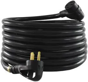15307 50 Amp RV Extension Cord - UL Listed, 50 Feet, Black 15307 50 Amp RV Extension Cord - UL Listed, 50 Feet, Black