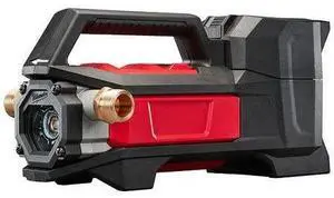 Milwaukee M18 Red Compact Stainless Steel 8 GPM 18V Corded Electric Portable Power Water Pump Milwaukee M18 Red Compact Stainless Steel 8 GPM 18V Corded Electric Portable Power Water Pump