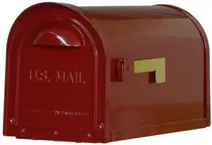 Special Lite Modern Dylan Curbside Mailbox - Wine Aluminum Mailbox for Post Mount - SCD-1008-WIN Special Lite Modern Dylan Curbside Mailbox - Wine Aluminum Mailbox for Post Mount - SCD-1008-WIN