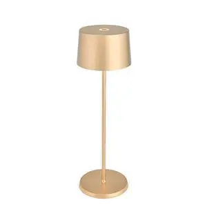 Olivia Pro Lamp, Rechargeable Cordless Table Lamp with Touch Control, Suitable for Indoor, Dimmer, 2700-3000 K, Height 14 Inches, Satin Brass Color Olivia Pro Lamp, Rechargeable Cordless Table Lamp with Touch Control, Suitable for Indoor, Dimmer, 2700-3000 K, Height 14 Inches, Satin Brass Color