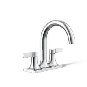 K-28124-4-CP Venza® Centerset Bathroom Sink Faucet, 3-Hole, 1.2 GPM, Easy Installation, Corrosion Resistant, Polished Chrome K-28124-4-CP Venza® Centerset Bathroom Sink Faucet, 3-Hole, 1.2 GPM, Easy Installation, Corrosion Resistant, Polished Chrome