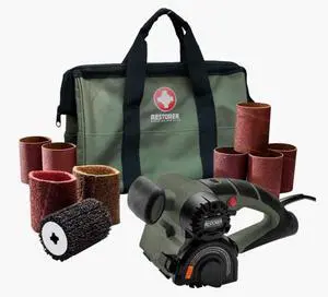 Drum Sander Tool for Woodworking, Surface Conditioning, Buffer Polisher, Paint Stripper Remover, WR351K2 Variable Speed with vac attachment, Tool Bag, OHIO family business, 11 x 7 x 7 inches Drum Sander Tool for Woodworking, Surface Conditioning, Buffer Polisher, Paint Stripper Remover, WR351K2 Variable Speed with vac attachment, Tool Bag, OHIO family business, 11 x 7 x 7 inches