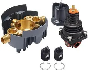 Rite-Temp Thermostatic Valve Body And Cartridge Kit With Loose Service Stops Rite-Temp Thermostatic Valve Body And Cartridge Kit With Loose Service Stops