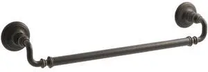 K-72567-2BZ Artifacts 18-Inch Towel Bar, Oil-Rubbed Bronze, One Size K-72567-2BZ Artifacts 18-Inch Towel Bar, Oil-Rubbed Bronze, One Size