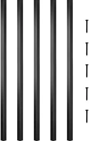 Deck Balusters, 26"x0.75" Metal Deck Spindles, 101 Pack Staircase Baluster with Screws, Aluminum Alloy Deck Railing for Wood and Composite Deck, Square Baluster for Outdoor Stair Deck Porch Deck Balusters, 26"x0.75" Metal Deck Spindles, 101 Pack Staircase Baluster with Screws, Aluminum Alloy Deck Railing for Wood and Composite Deck, Square Baluster for Outdoor Stair Deck Porch