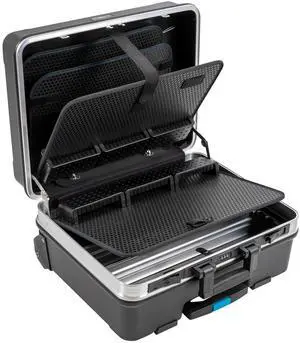 B&W GO mobile tool case with MODULE tool storage system (ABS case, volume 36 l, 48 x 37.5 x 20 cm inner) 120.04/M, tools not included B&W GO mobile tool case with MODULE tool storage system (ABS case, volume 36 l, 48 x 37.5 x 20 cm inner) 120.04/M, tools not included