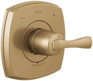 Faucet Stryke 14 Series Single-Function Gold Shower Valve Trim Kit, Shower Handle, Shower Trim Kit, Lumicoat Champagne Bronze T14076-CZ-PR (Valve Not Included) Faucet Stryke 14 Series Single-Function Gold Shower Valve Trim Kit, Shower Handle, Shower Trim Kit, Lumicoat Champagne Bronze T14076-CZ-PR (Valve Not Included)