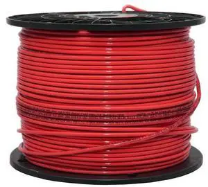 12 AWG Gauge Copper Stranded Building Wire 500' FT Roll THHN/THWN 600 Volt - UL Listed (Red) 12 AWG Gauge Copper Stranded Building Wire 500' FT Roll THHN/THWN 600 Volt - UL Listed (Red)