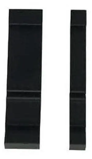 2 Piece Devac Sash Stop Set - Black Aluminum 2 Piece Devac Sash Stop Set - Black Aluminum