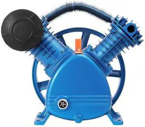 Air Compressor Pump Head 175PSI 5.5HP 800RPM Twin Cylinder Air Compressor Pump Head with Flywheel 4KW Double Stage Universal Low Energy Consumption 10.2 * 5.5 * 15 inches (Sent in 2 Packages) Air Compressor Pump Head 175PSI 5.5HP 800RPM Twin Cylinder Air Compressor Pump Head with Flywheel 4KW Double Stage Universal Low Energy Consumption 10.2 * 5.5 * 15 inches (Sent in 2 Packages)