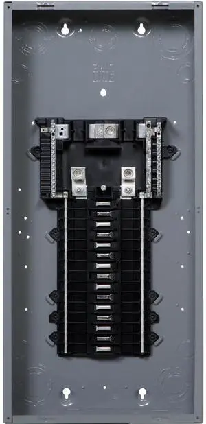 Square D - QO130L200PG 200-Amp 30-Space 30-Circuit Indoor Main Lug Plug-On Neutral Load Center with Ground Bar Square D - QO130L200PG 200-Amp 30-Space 30-Circuit Indoor Main Lug Plug-On Neutral Load Center with Ground Bar