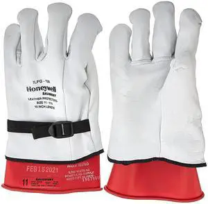 3991-12 Large Hybrid Electric Safety Gloves - Leather Outer Glove Over Rubber Inner Glove Provides Protection for High Voltage Electric Vehicle and System Service; Size Large (1 pair) 3991-12 Large Hybrid Electric Safety Gloves - Leather Outer Glove Over Rubber Inner Glove Provides Protection for High Voltage Electric Vehicle and System Service; Size Large (1 pair)