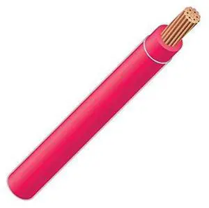 3 AWG 19-Stranded THHN Red Copper Building Wire (100ft Cut) 3 AWG 19-Stranded THHN Red Copper Building Wire (100ft Cut)