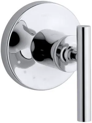 Purist® Valve trim with lever handle for volume control valve, requires valve Purist® Valve trim with lever handle for volume control valve, requires valve
