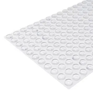 Bumper Specialties Self Adhesive Bumper Feet 0.44" x 0.20" (11.1mm x 5.1mm) Clear Hemispherical Soft Polyurethane Pads for Cabinet Door Sound Dampening, 5,060 Pieces per Box, BS02SD Bumper Specialties Self Adhesive Bumper Feet 0.44" x 0.20" (11.1mm x 5.1mm) Clear Hemispherical Soft Polyurethane Pads for Cabinet Door Sound Dampening, 5,060 Pieces per Box, BS02SD