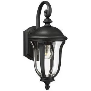 Park Sienna Vintage Outdoor Wall Light Fixture Black 16 3/4" Clear Glass Scrolling Downbridge for Exterior House Porch Patio Outside Deck Garage Yard Front Door Garden Home Park Sienna Vintage Outdoor Wall Light Fixture Black 16 3/4" Clear Glass Scrolling Downbridge for Exterior House Porch Patio Outside Deck Garage Yard Front Door Garden Home