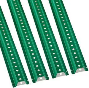 8FT U-Channel Sign Post, 4Pack Green Heavy Duty Steel Fixed Fence Post, Steel Fence U-Channel Sign for Garden, Courtyard, Farm or Traffic Intersection 8FT U-Channel Sign Post, 4Pack Green Heavy Duty Steel Fixed Fence Post, Steel Fence U-Channel Sign for Garden, Courtyard, Farm or Traffic Intersection