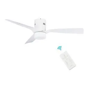 52 Inch Smart Ceiling Fan with Lights and 10-speed DC Motor, Works with Remote Control/Alexa/Google Home/Siri, Dimmable LED Light (52 Inch, Creamy White) 52 Inch Smart Ceiling Fan with Lights and 10-speed DC Motor, Works with Remote Control/Alexa/Google Home/Siri, Dimmable LED Light (52 Inch, Creamy White)