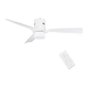 48 Inch Smart Ceiling Fans with Lights and Remote, Flush Mount Modern Ceiling Fan with Light, 10Speed Reversible DC Motor, Works with Remote Control/Alexa/Google Assistant/Siri Shortcuts, White 48 Inch Smart Ceiling Fans with Lights and Remote, Flush Mount Modern Ceiling Fan with Light, 10Speed Reversible DC Motor, Works with Remote Control/Alexa/Google Assistant/Siri Shortcuts, White