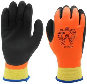 406 Full Double Coated Natural Rubber Latex Insulated General Purpose Winter Work Gloves with Nylon Blend Liner, Medium (12 Pair) 406 Full Double Coated Natural Rubber Latex Insulated General Purpose Winter Work Gloves with Nylon Blend Liner, Medium (12 Pair)
