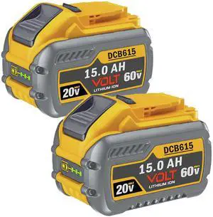 60V MAX 15000mAh Replace for Dewalt Batteries DCB609 DCB612 DCB615 Compatible with Original 20V/60V Power Tools and Chargers 60V MAX 15000mAh Replace for Dewalt Batteries DCB609 DCB612 DCB615 Compatible with Original 20V/60V Power Tools and Chargers