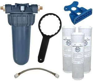 Under Sink Water Hot Water Filtration System to Filter Chlorine, Chemicals, Hardness Scale and Sediment Under Sink Water Hot Water Filtration System to Filter Chlorine, Chemicals, Hardness Scale and Sediment