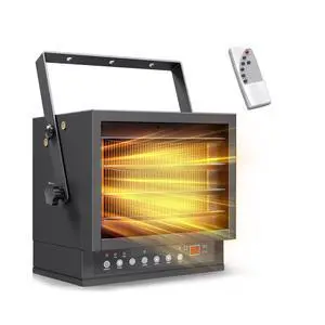 7500W Electric Garage Heater with Remote, 240V Hardwired Ceiling Mount Shop Heater, Garage Space Heaters with ECO Mode, 12H Timer, Thermostat, Overheat Protection, for Garage Workshops Warehouses 7500W Electric Garage Heater with Remote, 240V Hardwired Ceiling Mount Shop Heater, Garage Space Heaters with ECO Mode, 12H Timer, Thermostat, Overheat Protection, for Garage Workshops Warehouses