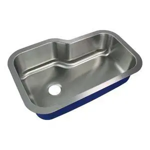 MUSO33229 Meridian Undermount Single Bowl 16-Gauge Stainless Steel Kitchen Sink, 33-in x 22-in x 9-in, Brushed Finish MUSO33229 Meridian Undermount Single Bowl 16-Gauge Stainless Steel Kitchen Sink, 33-in x 22-in x 9-in, Brushed Finish