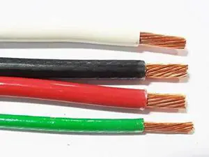 For 30' EA THHN THWN 6 AWG GAUGE BLACK WHITE RED + 8 awg GREEN STRANDED COPPER WIRE Electrical Wire & Cable For 30' EA THHN THWN 6 AWG GAUGE BLACK WHITE RED + 8 awg GREEN STRANDED COPPER WIRE Electrical Wire & Cable