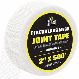 2 in. x 500 ft. Self-Adhesive FiFlex Fiberglass Mesh Drywall Joint Tape - 16 Pack 2 in. x 500 ft. Self-Adhesive FiFlex Fiberglass Mesh Drywall Joint Tape - 16 Pack