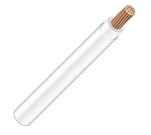 6 AWG 19-Stranded THHN White Copper Building Wire (150Ft Cut) 6 AWG 19-Stranded THHN White Copper Building Wire (150Ft Cut)